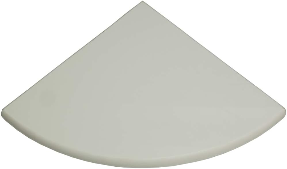Premium Quality Pure White Thassos Marble Corner Shelf Polished 9''