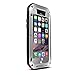 Feitenn iPhone 6s Waterproof case, Armor Aluminum Metal Carbon Fiber Gorilla Glass Heavy Duty Shockproof Protection Case for iPhone 6/iPhone 6s (Sliver)