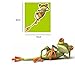 Ieasycan 3D Peep Frog Funny Car Stickers Truck Window Decal Graphics Sticker (8 W By 9 L, Sleeping Beauty)