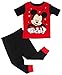 Disney Boys' Mickey Mouse 4-Piece Cotton Pajama Set