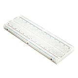 Yueton 830 Tie-points Solderless Plug-in Prototype Breadboard PCB Experiment Test Circuit Board by Blovess (White)