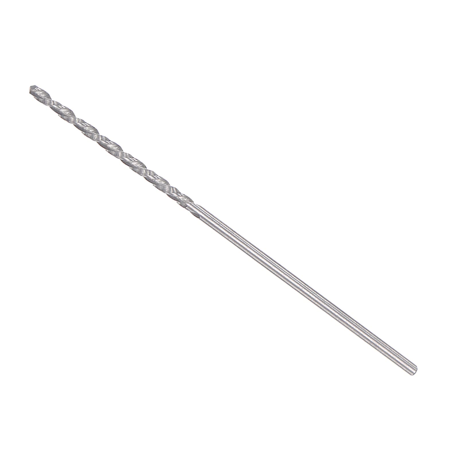 CoCud Solid Carbide Drill Bits, 1.2mm Diameter, Left Hand YG6X (C3/K10) Tungsten Carbide Straight Shank Twist Drill Bits - (Applications: for Stainless Steel Alloy), 1-Piece