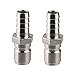 ProMaker 2pcs Brewing Stainless Steel 1/2