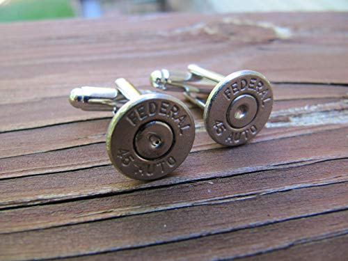 45 Caliber Bullet Cuff Links
