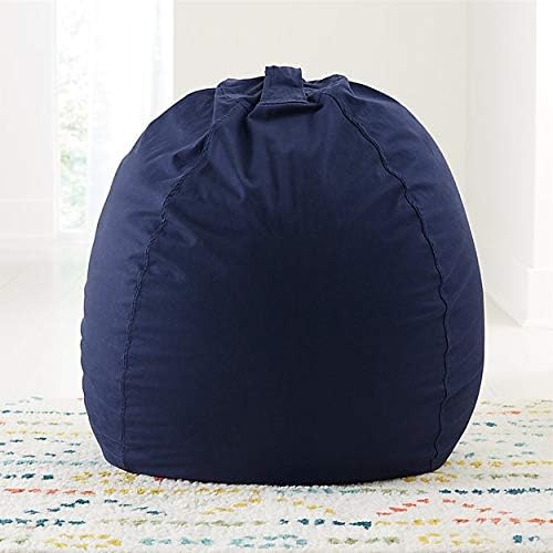 Mollismoons Bean Bag Blue Color Bean Bag Sofa Teardrop Styled Bean Bag Very Soft and Suede Bean Bag (Bean Bag Navy Blue Color XXXL Size Without Beans)