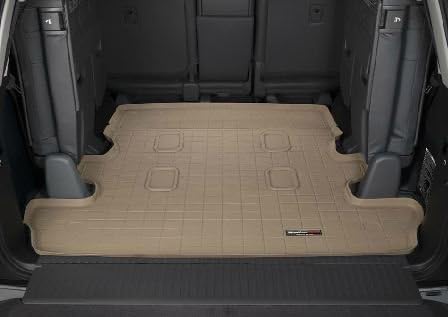 2008-2013 Toyota Land Cruiser WeatherTech Cargo Liner (Tan) [Equipped with 3rd Row Seating]