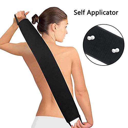 2 in 1 Self Tanning Mitt KIt-Self Tanning Glove-with Anti-Slip Elastic Wrist and Thumb,Tanning Back Applicator - Back Applicator Mitt Pad for Self Tanner,Ultra Soft and Streak Free(2 PACK) - Thumbnail 5
