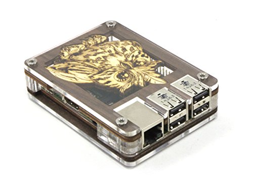 Zebra Archimedes - Raspberry Pi3, Pi2 and B+ with Heatsinks by C4Labs