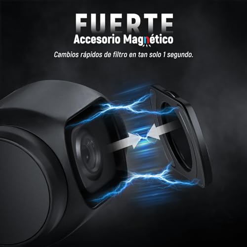 NEEWER Juego de filtros magnéticos ND/CPL Compatible con dji OSMO Pocket 4 y Pocket 3 / Xtra Muse cámara de acción, Paquete de 6 filtros UV CPL ND16/PL ND32/PL ND64/PL ND256/PL
