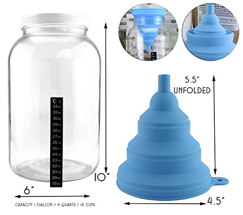 image for Solstice Tea Traders Deluxe Kombucha Jar Gift Set w/ Accessories; Gall