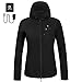 OUTCOOL Women's Heated Jacket with Hood Slim-Fit Heating Jacket (Type: NJK1801)(S)