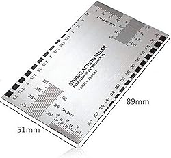 String Action Gauge Ruler, Guitar Height Gauge Set