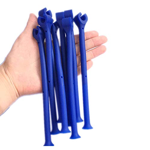 YouU Silicone Stemware Saver Flexible Stemware Holder Dishwasher Wine Glass Protector Tether Silicone Dishwasher Attachment (Blue/8 pcs) - Thumbnail 3