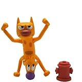 Nickelodeons Nicktoons Hey Arnold - Cat Dog 3 inch Action Figure