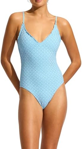 Amazon.com: Seafolly Women's Standard Deep V Neck Over The