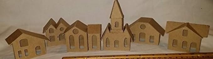 miniature cardboard house kits