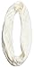 NEOSAN Womens Thick Ribbed Knit Winter Infinity Circle Loop Scarf Twist White
