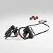 Bluetooth Headphones, New Trent Bluetooth 4.1 Sport HD Stereo Headset In-ear Earbuds Earphones with Flexible Ear Hooks (Black + Silver)