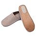 Relaxed Foot Slippers | Organic Cotton & Memory Foam | 1 Pair with Storage Bag (X-Large, Coffee)
