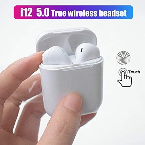 i12 TWS True Wireless Headset Wireless Bluetooth 5.0 Touch Earphones Earbuds Stereo Music Headphones With Charging Box Mic
