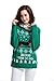 Shineflow Women's Dachshund Through The Snow Ugly Christmas Sweater Pullover Jumper (M)