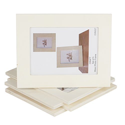 Купить Unfinished Solid Wood Photo Picture Frames 5x7 Inch Ready to