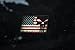 Reflective Grunge US Flag with Punisher Decal 4