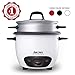 Aroma Housewares 6-Cup (Cooked)  (3-Cup UNCOOKED) Pot Style Rice Cooker and Food Steamer (ARC-743-1NG),White primary