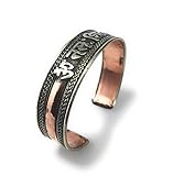 Handmade Tibetan Three Metal Healing Mantra Yoga Bracelet (Om Nama Shivaye 2)