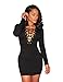 VillyDan Women Sexy Long Sleeve Autumn Warm Stretch Bodycon Party Dresses
