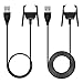 AWINNER Charger Compatible for Fitbit Charge 2- Replacement USB Charger Charging Cable for Fitbit Charge 2 with Cable Cradle Dock Adapter (2-Pack)