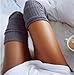 Ladies Winter Soft Cable Knit Over knee Long Boot Thigh-High Warm Socks Leggings