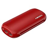Aibocn Power Bank 16000mAh Portable External Charger with Fast Charging Technology for Apple Phone iPad Samsung Galaxy Tablets and More, Christmas Red
