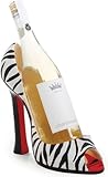 Zebra High Heel Wine Caddy Zebra High Heel Wine Caddy