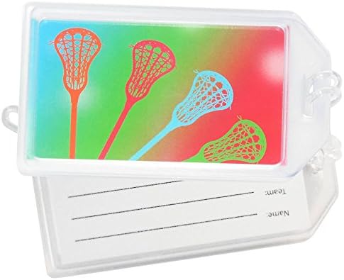 Lacrosse Female Luggage Tag - Set of 2