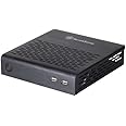 Silverstone Tek Aluminum Top Cover/Steel Body Thin Mini-ITX Media Center/HTPC Case PT13B - Black