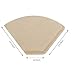 Segarty Coffee Filters Cone, 200 Count #2 Natural Brown Unbleached Paper, Disposable Pour Over Coffee Filter, 02 Size Coffee Filter for Single Serve Brewing Dripping