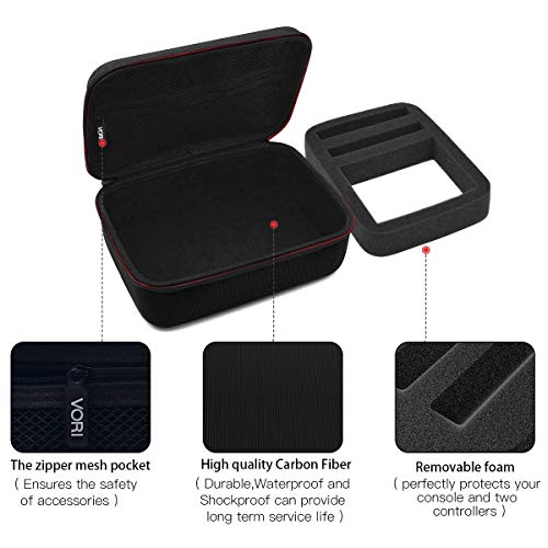 image for VORI Case for Nintendo SNES Classic - Travel Hard Carrying Case for Su