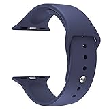 Janko Watch Band,Soft Silicone Sport Style Replacement Strap for iWatch 38/42mm Models