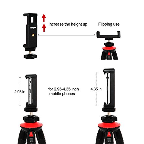 image for Phone Tripod, ELOKI Flexible iPhone Tripod / Camera Tripod with Gopro 