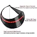 Yoursme Door Fuel Filler Cap, Front Mesh Grilles, Headlight and Taillight Covers for Jeep Renegade 2015 2016 2017 2018 - Black Exterior Trim Kit Set 14PCS