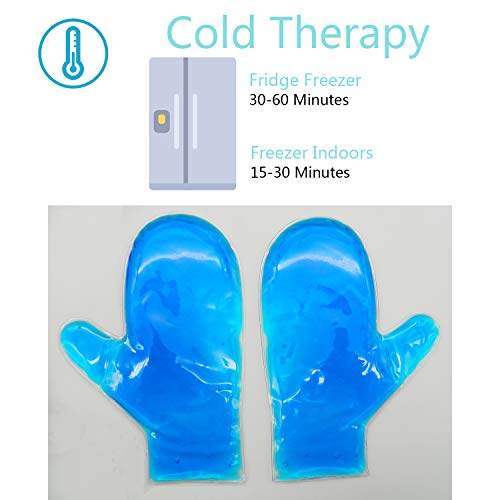 Hot and Cold Hand Therapy Gloves, Hand Cold Ice Pack, Ice and Heat Therapy Pain Relieving