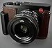 New LIM'S Genuine Italy Leather Camera Half Case Metal Grip Dovetail Plate for Leica Q2 (Typ 4889) Brown