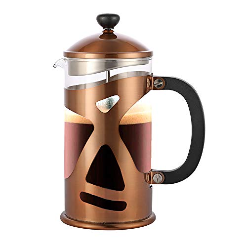 Highwin 8-Cup Dual-Filter French Press Coffee Maker, 34 Ounce Press Pot Cafetiere, Stainless Steel C Highwin 8-Cup Dual-Filter French Press Coffee Maker, 34 Ounce Press Pot Cafetiere, Stainless Steel C