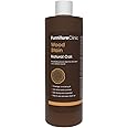 Furniture Clinic Wood Stain | Multiple Finishes | Fast Drying | Indoor and Outdoor Furniture and More | Water Based, Low Odor, Non-Toxic | Polyurethane| Natural Oak (17oz / 500ml)