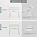 Sweese Three Tiered Serving Stand - Sturdier Food Server Display Rack with Rectangular Porcelain Platters/Trays for Parties …