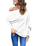 GOLDSTITCH Women's Off Shoulder Batwing Sleeve