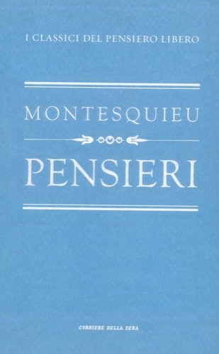 Pensieri. Prefazione di Giuseppe Bedeschi.