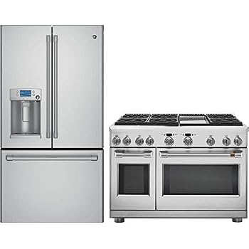  Ge Cafe 2 Piece Kitchen Appliance Package With