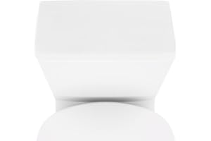 AZHCHKE Stretch Velvet Toilet Tank Lid Cover for Bathroom Super Soft Toilet Tank Cover Luxury Velvet Plush, with Elastic Bottom, Machine Wash, White